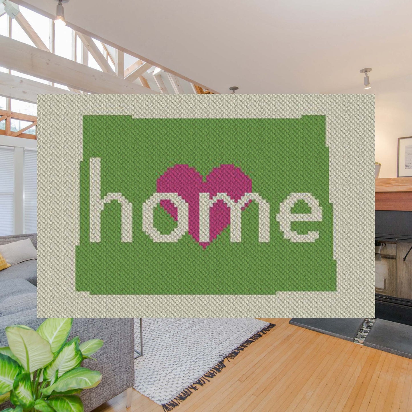 Colorado Home C2C crochet pattern🧶easy state-themed throw in PDF format