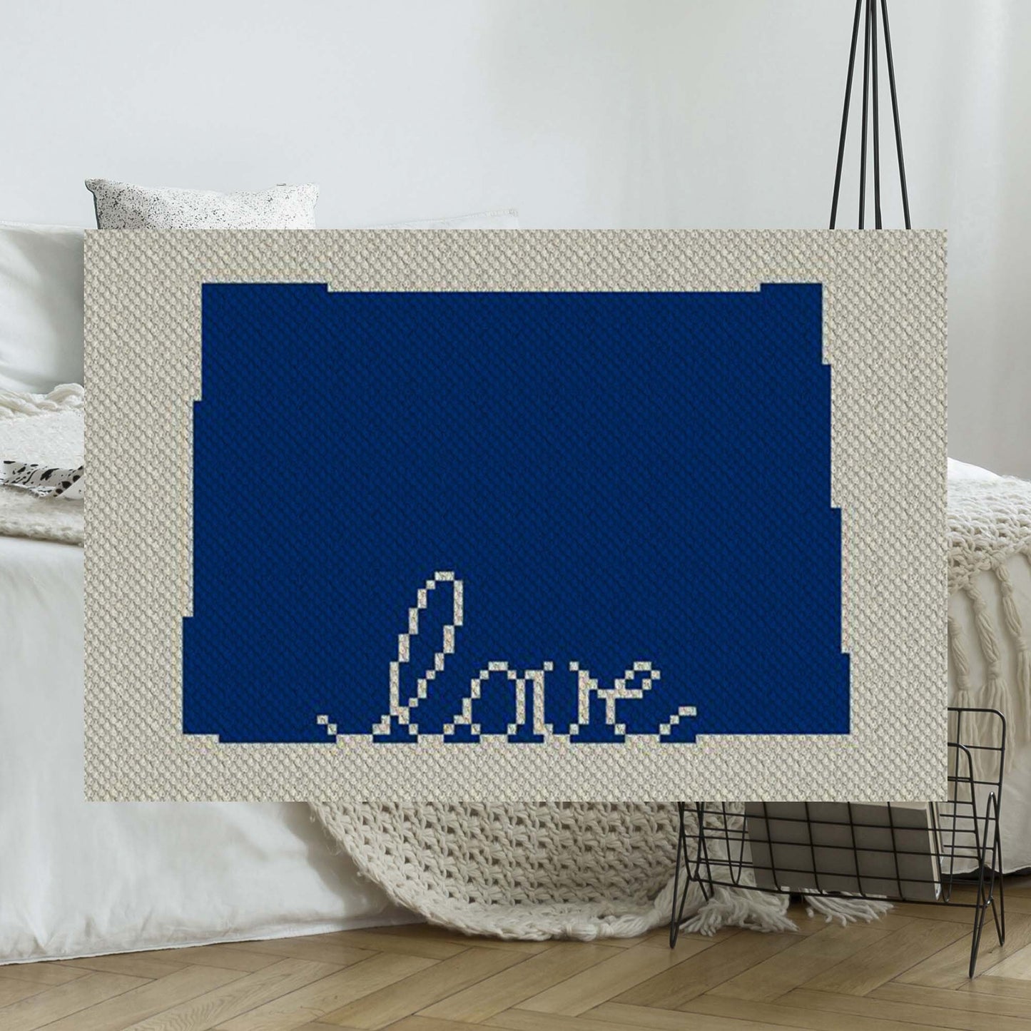 Colorado Love C2C crochet pattern🧶2-color state-themed throw PDF pattern