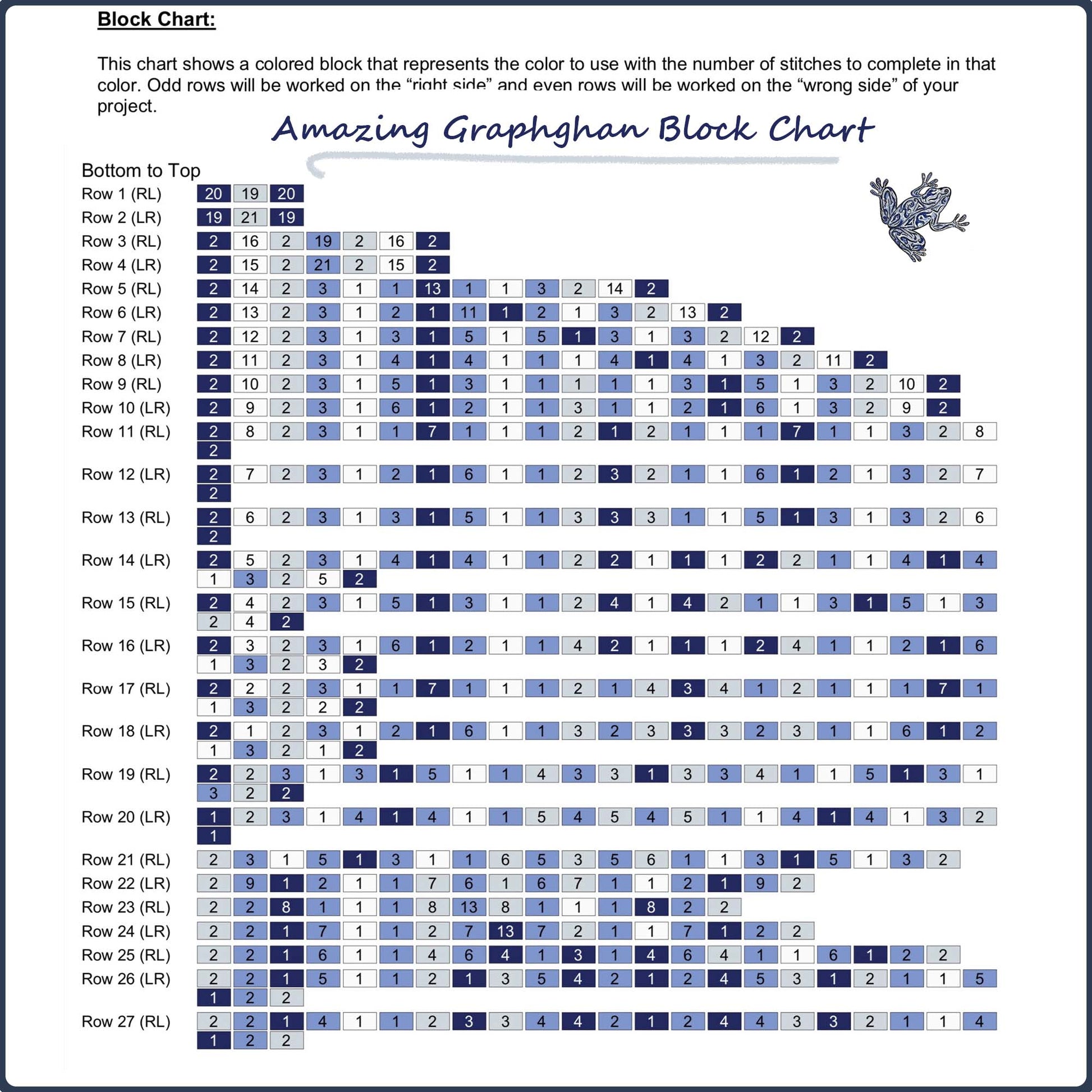 Graphghan Block Chart Crochet Pattern Example