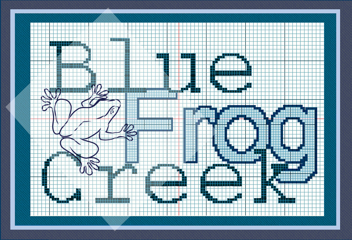 Blue Frog Creek - C2C and Graphghan Crochet Patterns