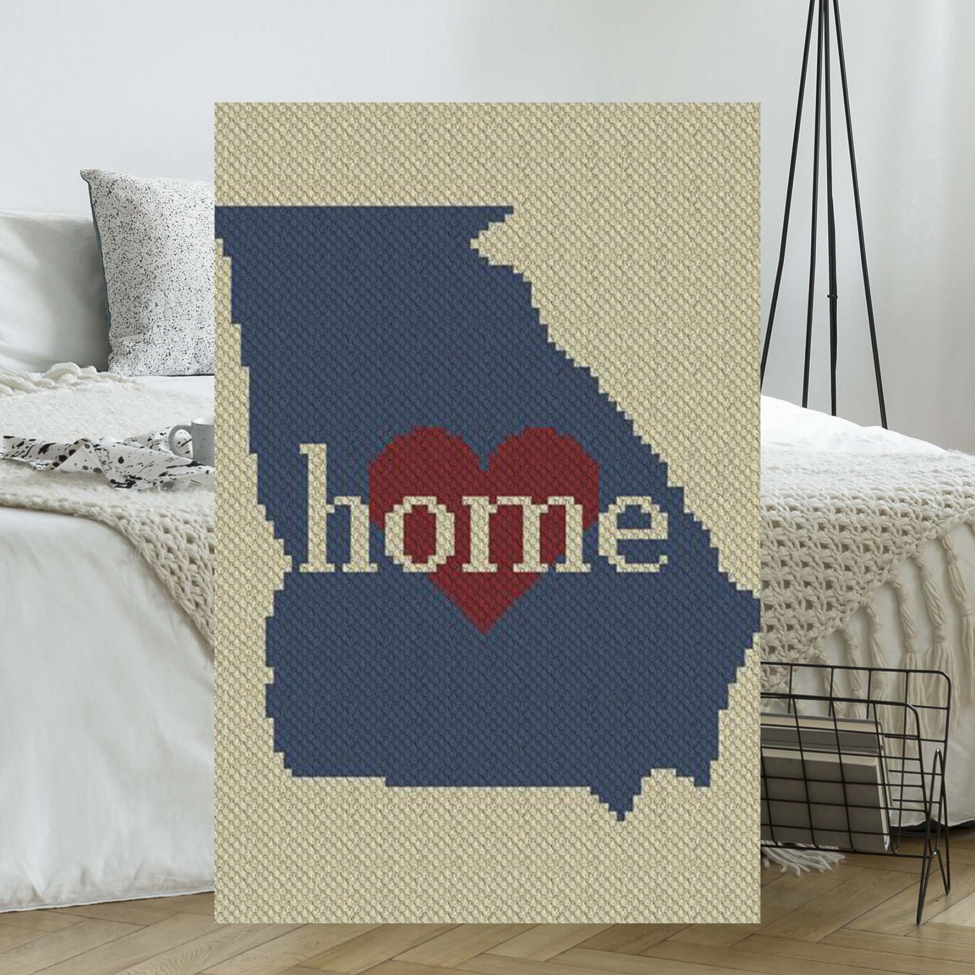 Georgia Home C2C Crochet Afghan Pattern