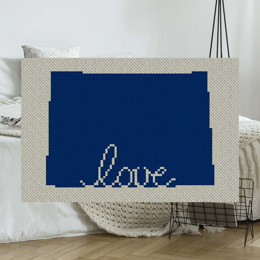Colorado Love C2C Afghan Crochet Pattern