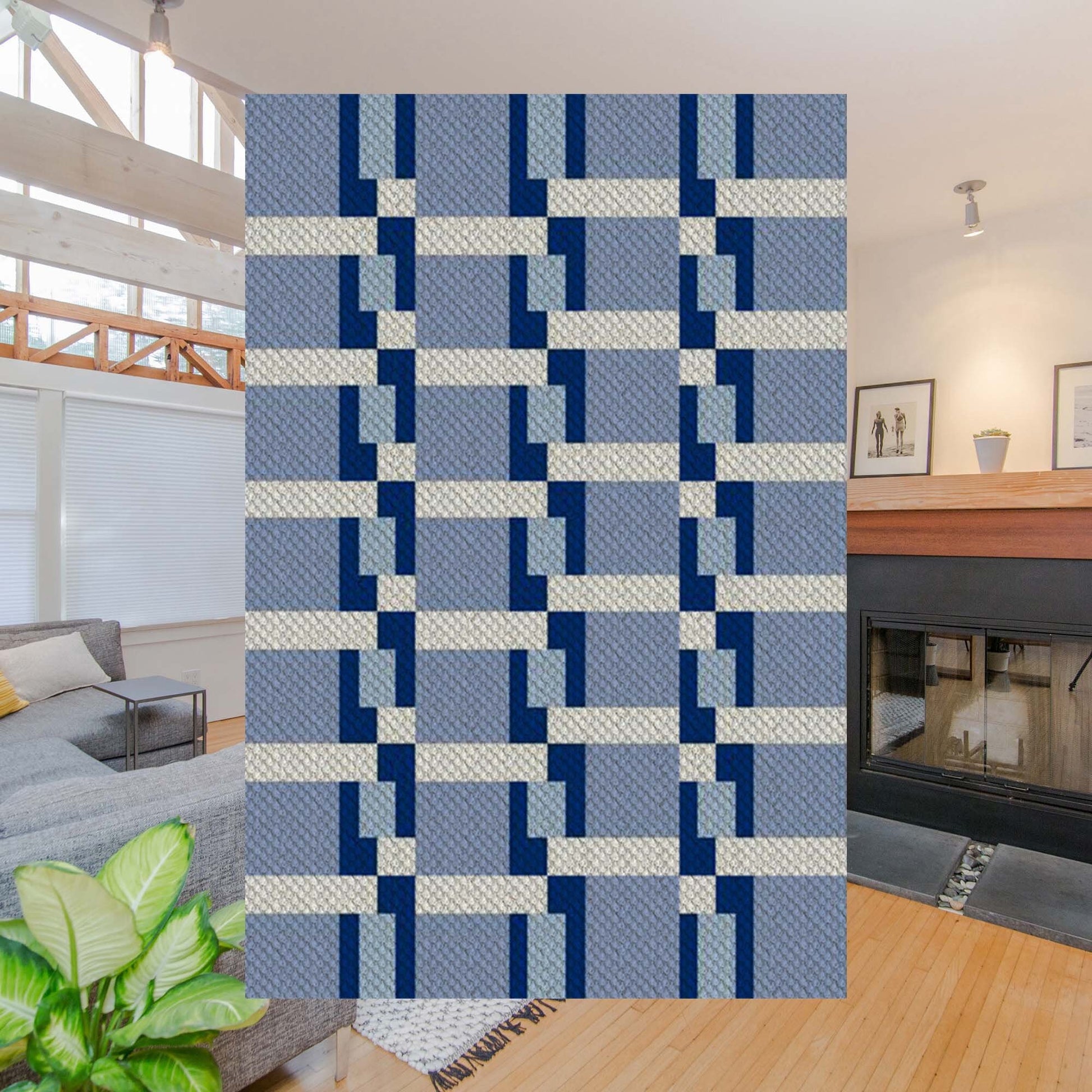 Lettie's Ladder C2C Crochet Afghan Pattern