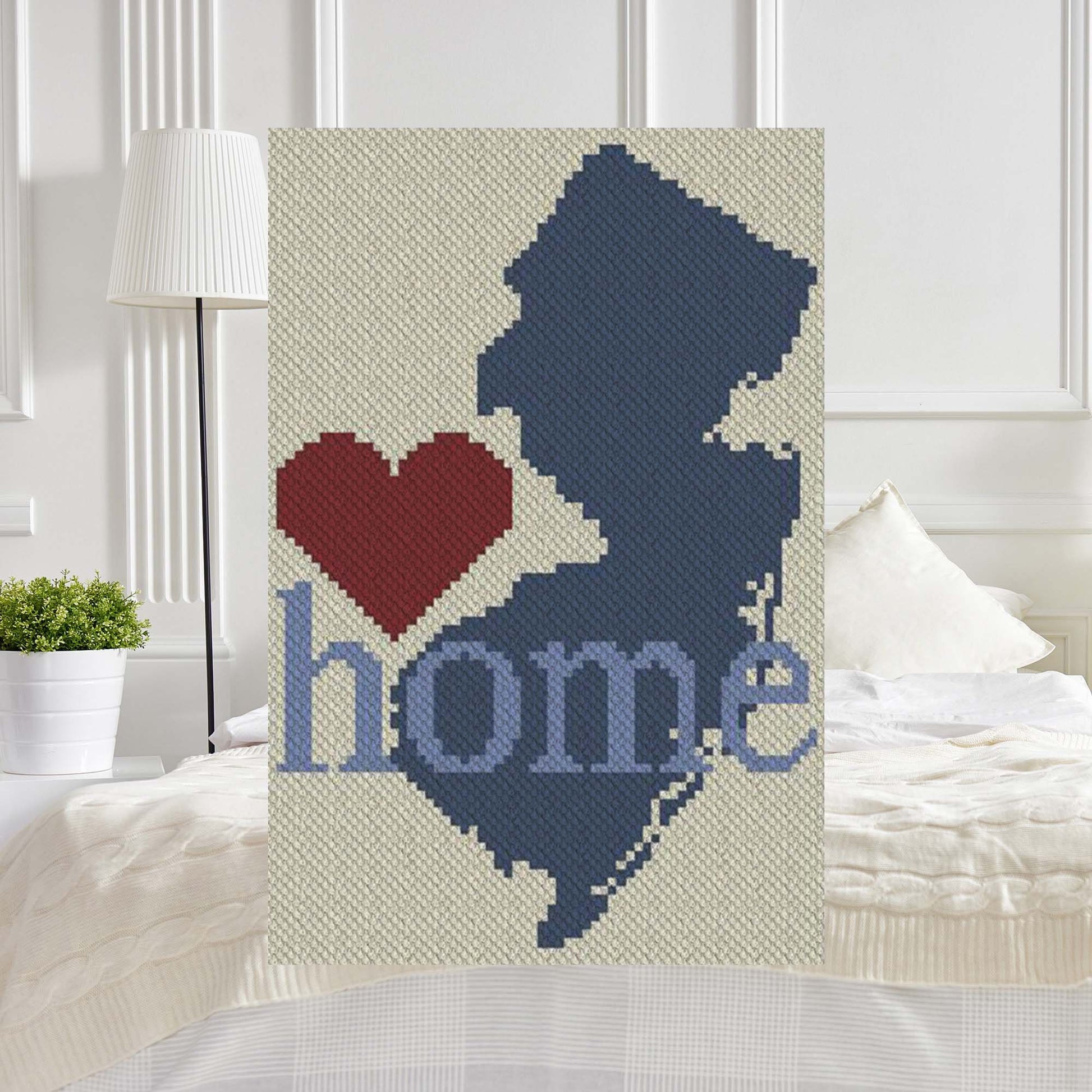 New Jersey Home C2C Afghan Crochet Pattern