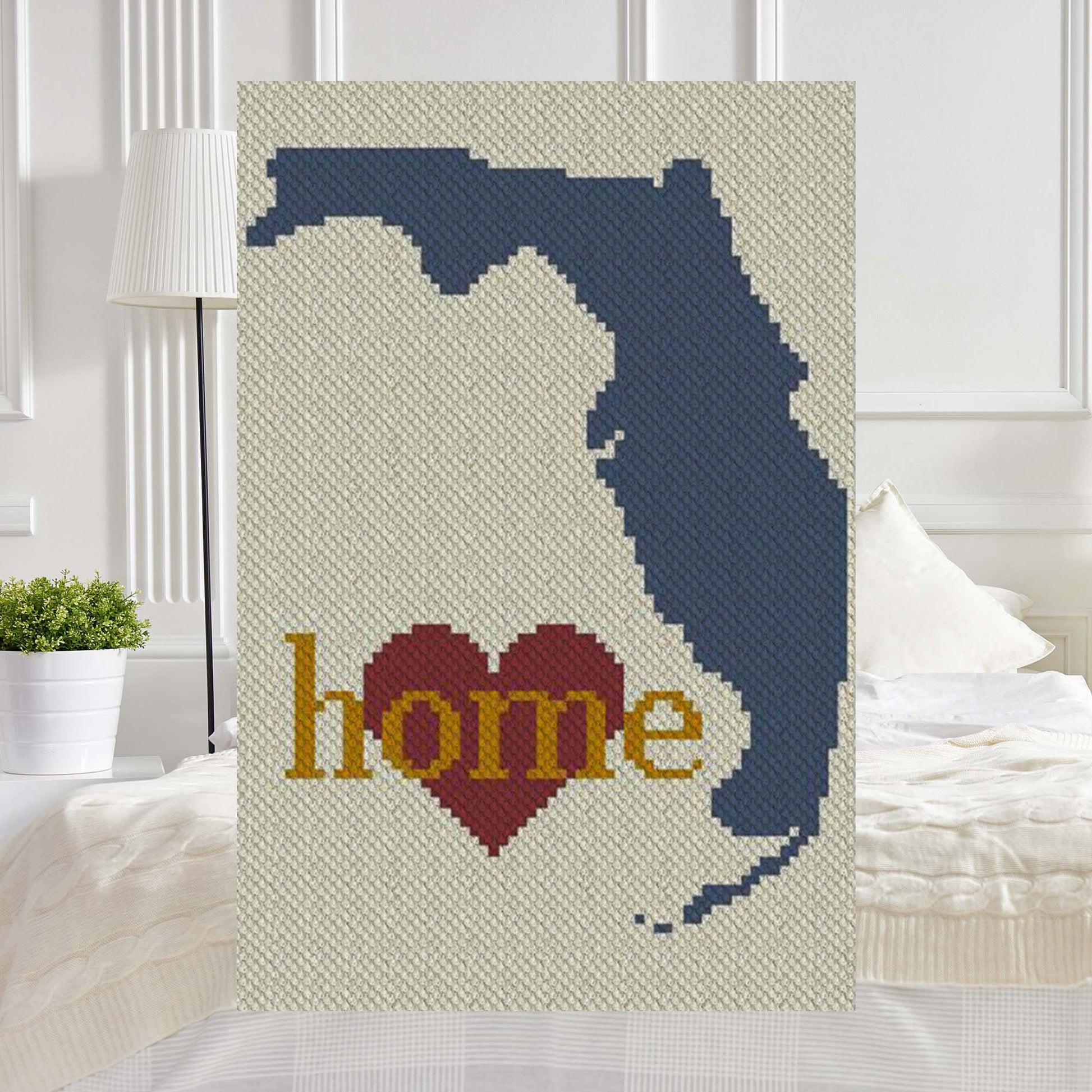 Florida Home C2C Afghan Crochet Pattern