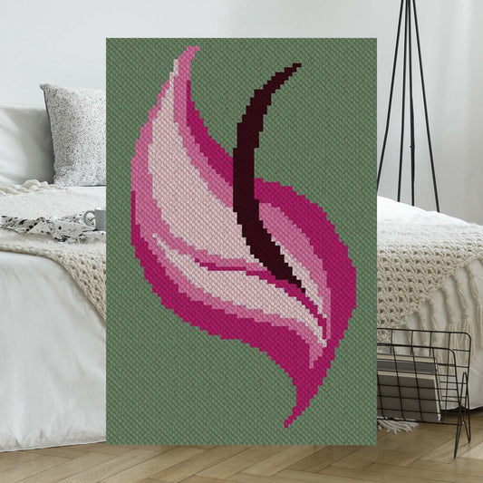 Voodoo Lily C2C Afghan Crochet Pattern