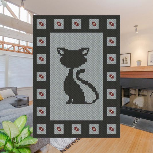 Blackjack C2C Afghan Crochet Pattern