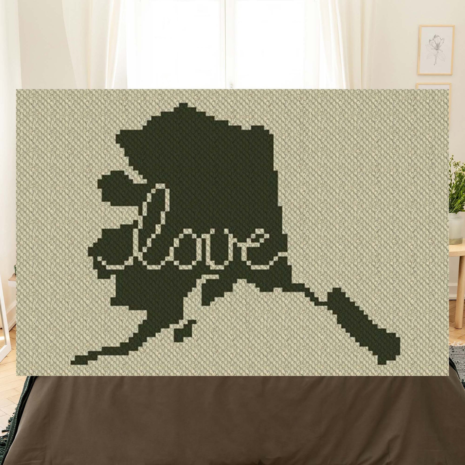 Alaska Love C2C Afghan Crochet Pattern
