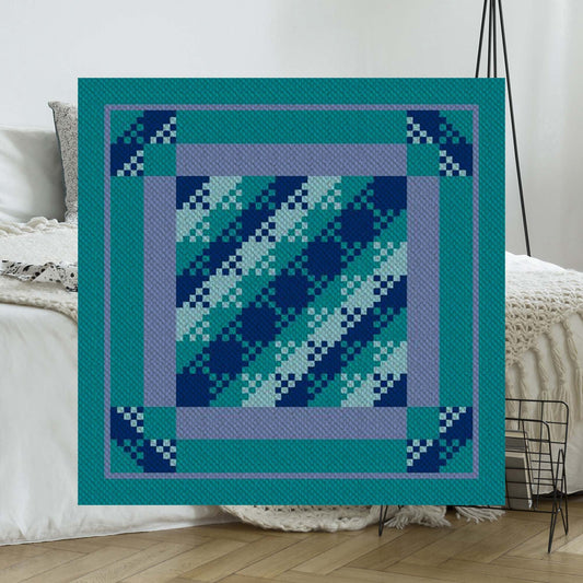 Bippity Boop C2C Afghan Crochet Pattern