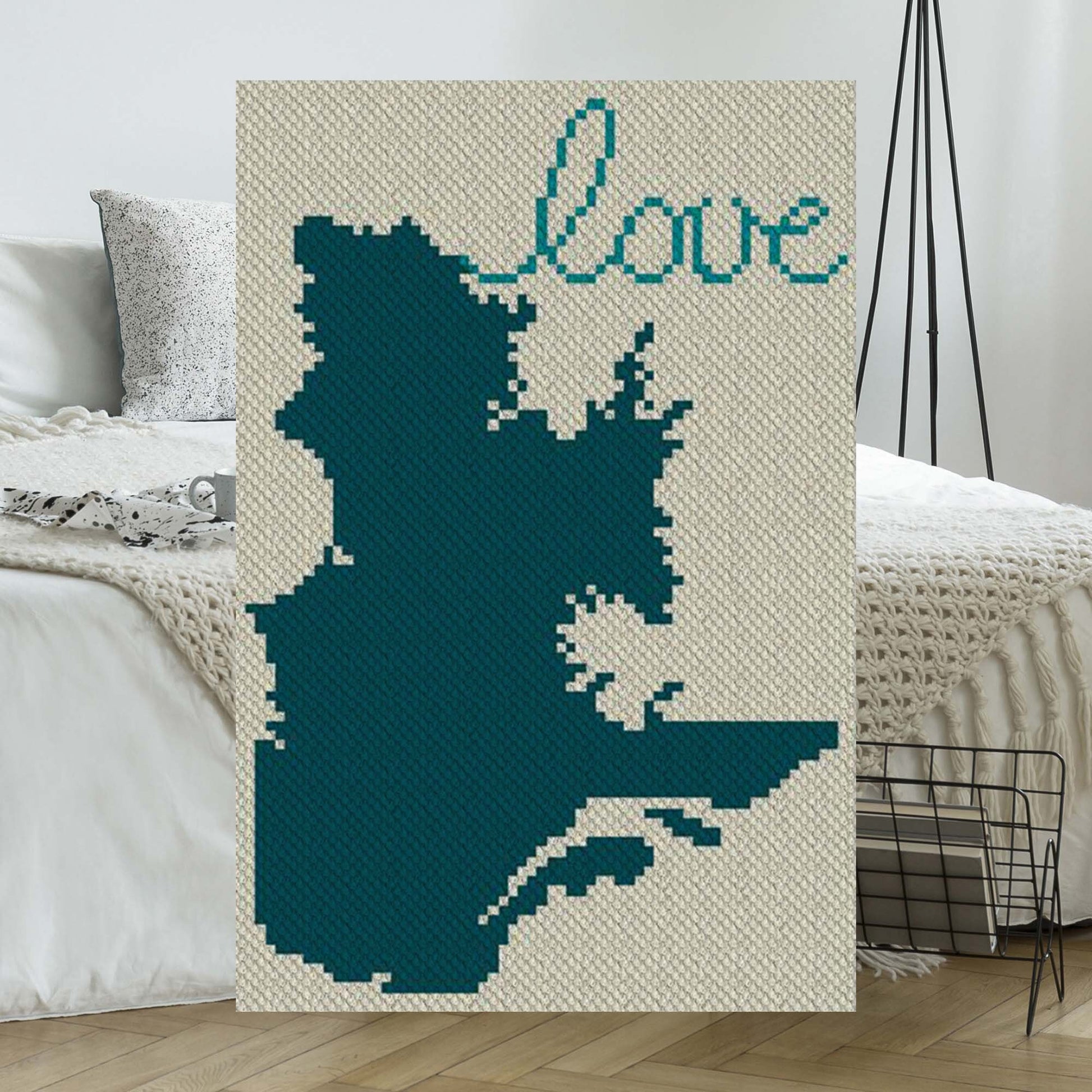 Quebec Love Counted Crochet Pattern