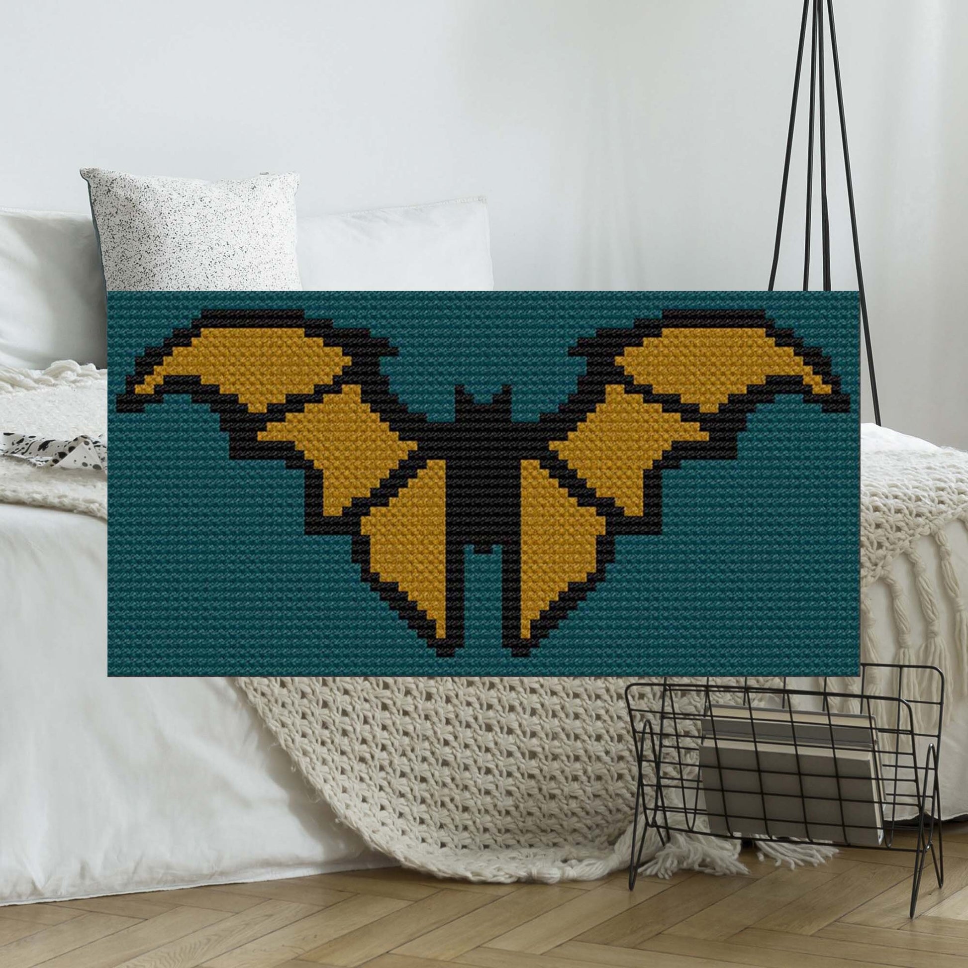 Winging It C2C and Graphghan Crochet Pattern Lapghan